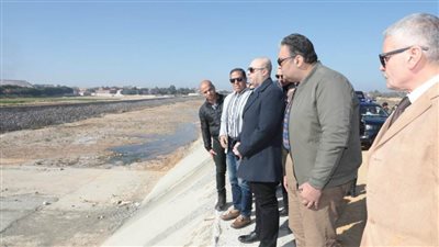 تطوير مخر سنور ومتابعة أعمال الحماية من مخاطر السيول والأمطار ببني سويف