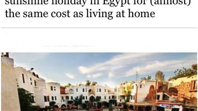 موقع ديلي ميل يدعو البريطانيين لزيارة مصر