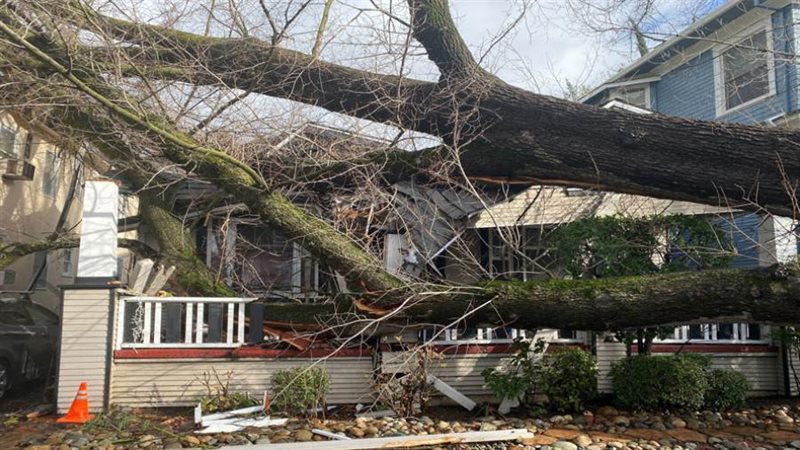 الطقس يتسبب في دمار