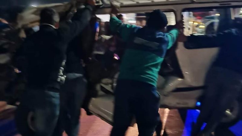 آثار الحادث