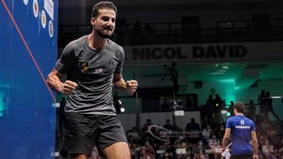 تأهل لاعب وادي دجلة مازن هشام إلى الدور ربع النهائي لبطولة هيوستن المفتوحة للإسكواش