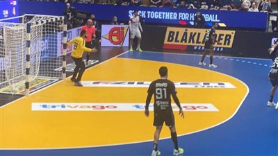 مصر تتقدم على كرواتيا 16-12 في الشوط الأول 