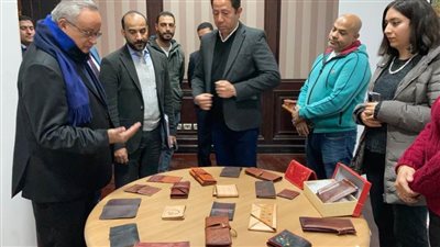 مدير مكتبة الإسكندرية يتفقد قصر خديجة بحلوان 