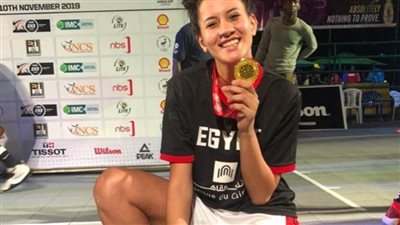 لاعبة سلة الأهلي هالة شعراوي تغيب لنهاية الموسم