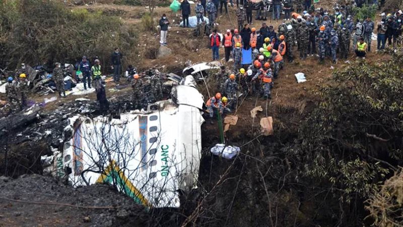 تحطم الطائرة النيبالية