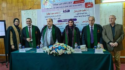 الباحثة دعاء خالد تحصل على درجة الماجستير من كلية الزراعة بجامعة المنوفية