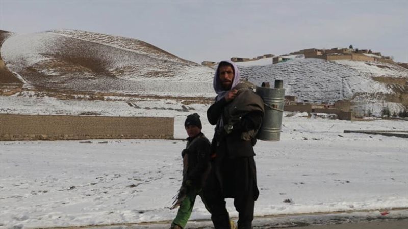 البرد القارس في افغانستان