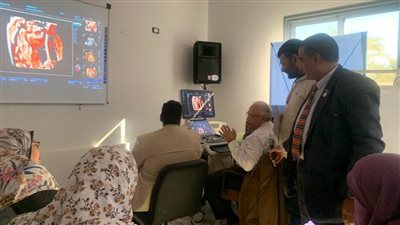 ورشة عمل بكلية طب الوادي الجديد حول الفحص بالموجات فوق الصوتية رباعية الأبعاد