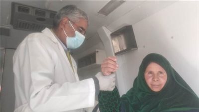 علاج 1600مواطن في 8 تخصصات بقافلة مجانية ضمن حياة كريمة بالفشن
