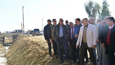  وزير الري يتفقد مشروعات الوزارة بمحافظة الفيوم