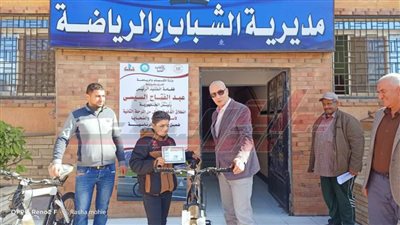 محروس يشهد تسليم دراجات الدفعة الأولى لأسر الشهداء ضمن المبادرة الرئاسية