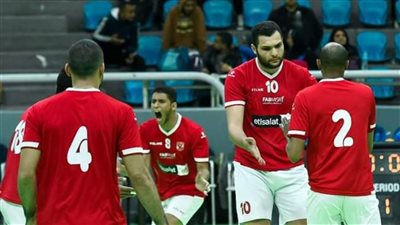 رجال طائرة الأهلي يفوز على الاتحاد في الدوري