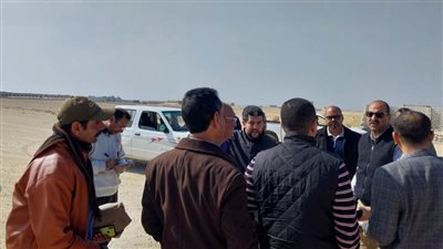 معاينة الموقع المقترح لإقامة غابة شجرية بغياضة الشرقية ببني سويف