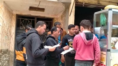  تحرير 41 محضر إشغالات خلال حملة رقابية بديرمواس 