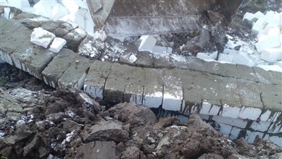 إزالة 8 حالات تعد على الأراضي الزراعية بقريتين بمركز المنيا