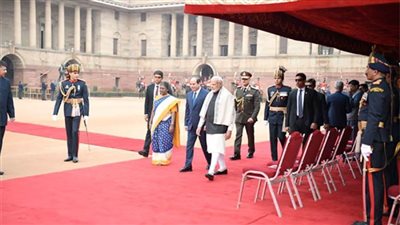 الهند تصدر طابعًا تذكاريًا بمناسبة زيارة الرئيس السيسي