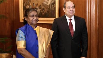 الرئيس السيسي: الاستثمارات الهندية لديها فرصة كبيرة للتواجد في السوق المصرية