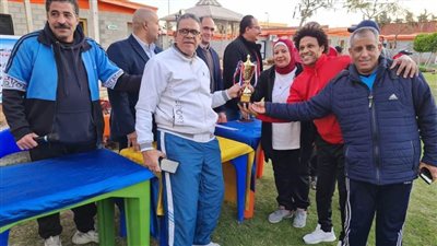  فوز فريق المشروع القومي للرواد بالمركز الأول في اللقاء الرياضي المجمع