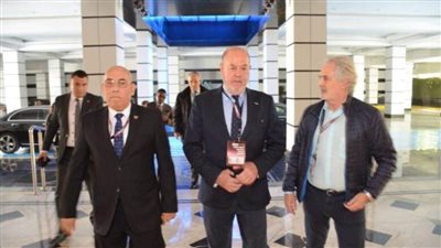 رئيس الاتحاد الدولي للكاراتيه يصل استاد القاهرة لمتابعة بطولة البريميرليج