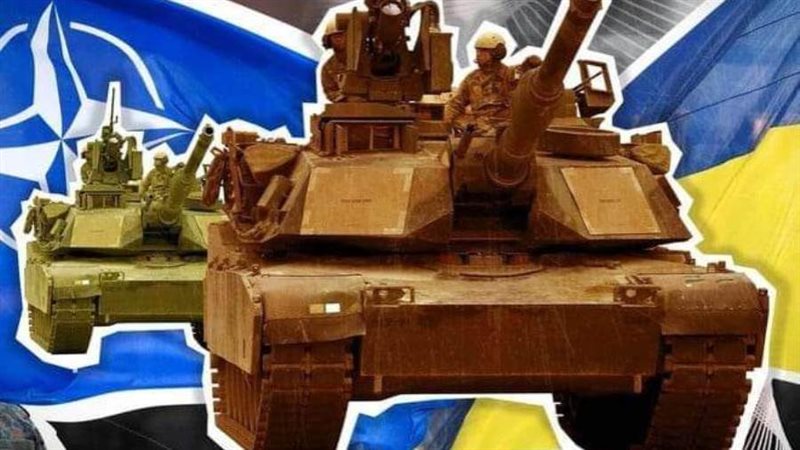 دبابات ألمانية وأمريكية