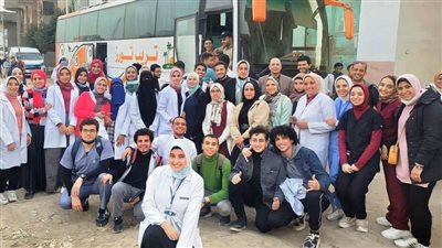 جامعة الإسكندرية تنظم قافلة طبية لمركز أبوالمطامير بالبحيرة
