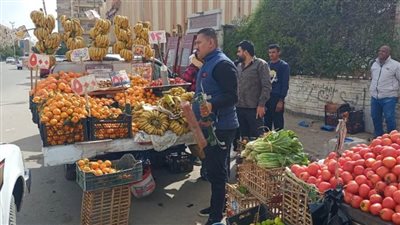 حملة لإزالة ورفع الإشغالات بحي ثالث الإسماعيلية 