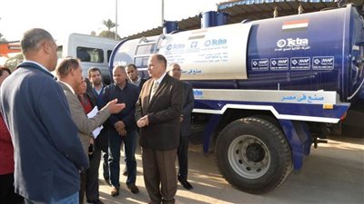 محافظ أسيوط ورئيس شركة مياه الشرب يتفقدان جاهزية معدات الشركة لمجابهة الأزمات والكوارث