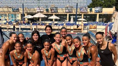 الصيد يتوج ببطولة الجمهورية للسباحة التوقيعية مرحلة 15 سنة