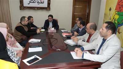 سير العمل في منظومة ملف تقنين أراضي الدولة ببني سويف