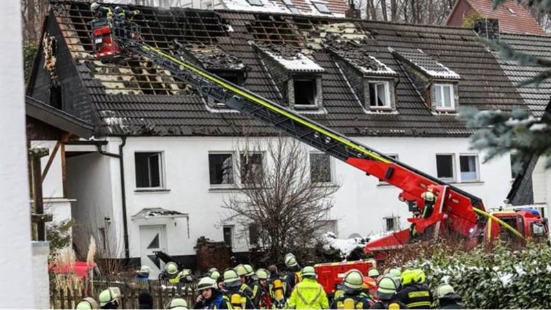 حريق شب في مسكن غربي