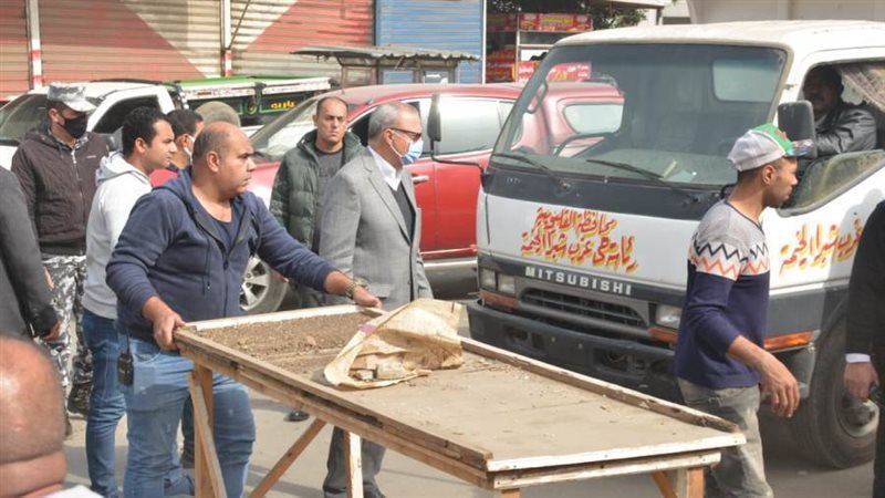 محافظ القليوبية خلال