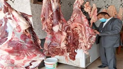 إزالة تعديات بالمنيا وبني سويف والفيوم وضبط لحوم غير صالحة للاستهلاك بالأقصر