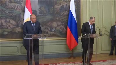 شكري: المباحثات مع لافروف ركزت على تطوير العلاقات المصرية الروسية