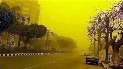 عواصف ترابية ورياح شديدة محملة بالأتربة والرمال بشمال سيناء