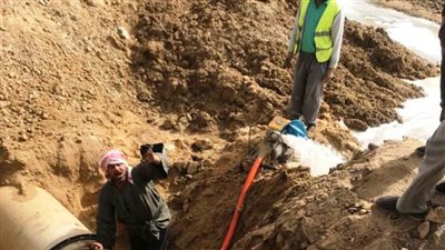 إصلاح خط الصرف الصحي بالواسطى وتكثيف الرقابة التموينية على الأسواق بسمسطا 