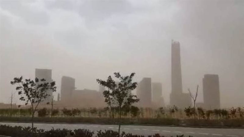 أجواء ترابية في العاصمة