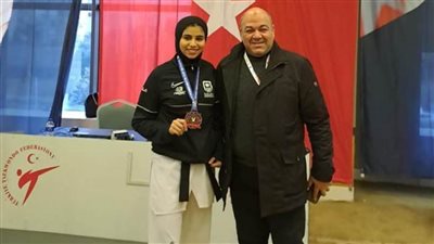 سلمى على تفوز ببرونزية كأس الرئيس للباراتايكوندو بأوروبا