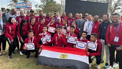 مصر تحصد 5 ميداليات في منافسات الفرق بالبطولة العربية لاختراق الضاحية