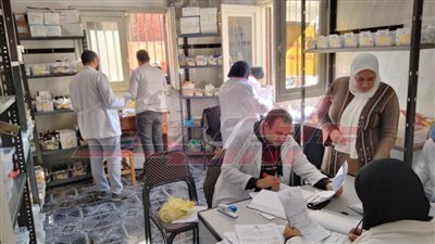 تقديم الخدمات الطبية لعدد 2038 من أهالي قرية بدسوق ضمن مبادرة 