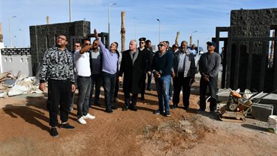 فوده يتفقد عددا من المشروعات الجاري تنفيذها بمدينة شرم الشيخ