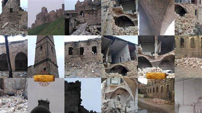 تضرر أماكن أثرية بتركيا وسوريا بسبب الزلزال 