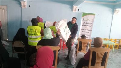 توزيع 500 بطانية على غير القادرين بالتل الكبير فى محافظة الإسماعيلية