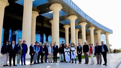 مطار سفنكس الدولي يستقبل وفدًا رفيع المستوى من بتسوانا