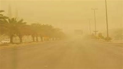 عواصف ترابية وانخفاض في درجة الحرارة بالوادى الجديد 