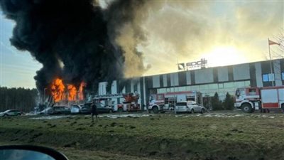 حريق في مصنع أمريكي للطائرات المسيّرة في لاتفيا