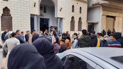 تشييع جنازة شاب توفي قبل خطوبته بيوم في الشرقية 