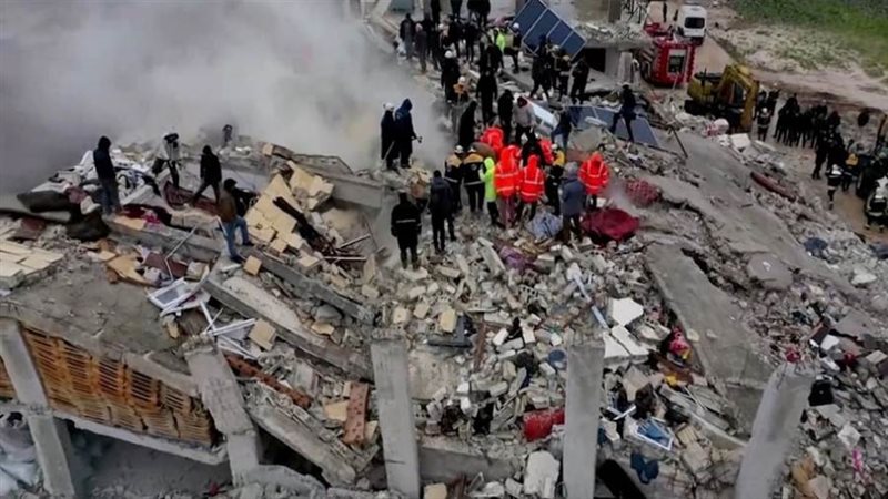 ضحايا الزلزال المدمر