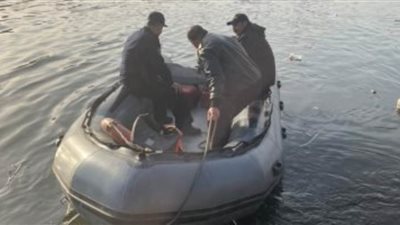 تكثيف أمني لانتشال جثة شاب لقي مصرعه غرقًا في طوخ