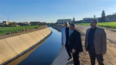 تبطين وتأهيل 11 ترعة وفرعا بطول 47 كيلومترا غرب البحيرة 