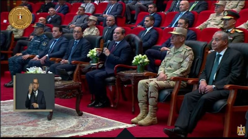 الرئيس السيسى خلال